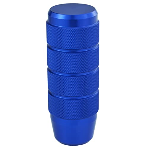 Abfer Aluminum Shift Knob 9CM Cool Car Gear Stick Shifter Lever Handle Fit for Most Automatic Manual Vehicle (Blue)