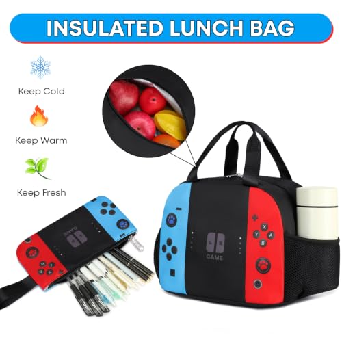 Image of 3PCS Boys Backpack for School Kids Schoolbag Teens Book Bag | Teen Boys Elementary Middle School Backpack College Student Bookbag with lunch box Children Waterproof Laptop Bag