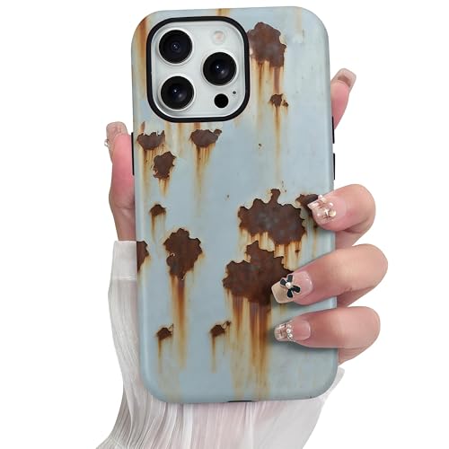 Coque iPhone 14 Pro Max antichoc hybride 2 couches protection - Rouille Industrielle