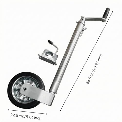 Soporte de rueda para remolque Amagogo compacto con abrazadera de fijación 4