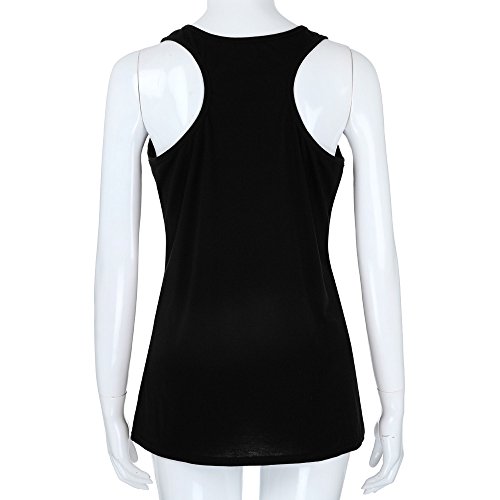 image for Ruhiku GW Women Voyage Printed Tank Tops Sleeveless T-Shirt Comfy Blou