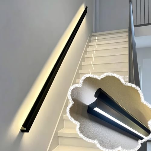 Rambarde d'escalier avec kit d'éclairage LED contre le risque de chute - 2