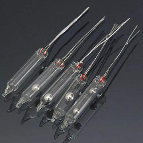 SUCAN 10pcs 3 Mm PZ-101 Interrupteurs Au Mercure Du Capteur D'inclinaison 20V 0.5A Travail Angle 10 °