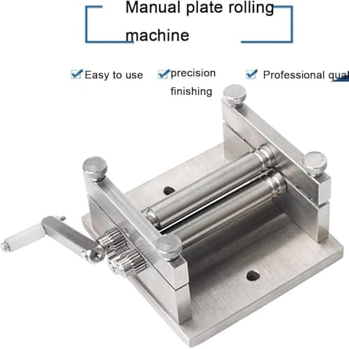 Máquina de laminación manual de chapa de acero inoxidable para proyectos de bricolaje