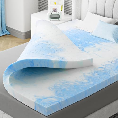 Flexpedic 4 Inch Queen Memory Foam Mattress Topper