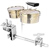 Cowbell Clamp Cowbell Holder Jazz Drum Kit, Removable Drum Cowbell Mount Holder Hoop Mounted Cowbell Clamp, Adjustable Cowbell Holder Percussion Accessory Parallel Action Jaws #4