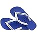 Havaianas Kid's Brazil Logo Flip Flop Sandal, Marine Blue, 11/12 M US Little Kid