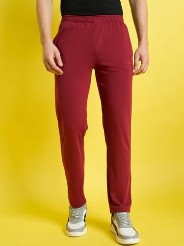 Image of bearbrother Men's Regular Fit Solid Trackpants