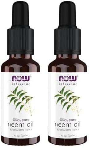 Now Foods El aceite de neem 100% puro 30 ml (Paquete de 2)