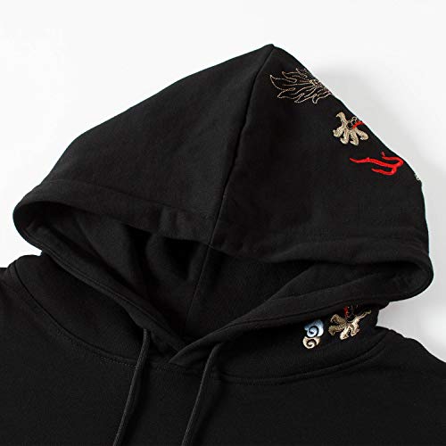 MFCT Men's Chinese Dragon Embroidery Hoodie3