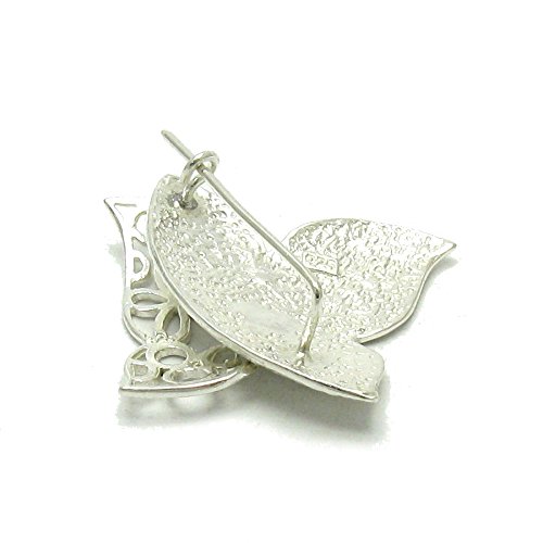 Sterling Silber Brosche Schmetterling massiv 925 Empress