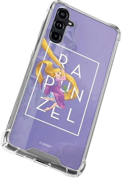 Skinit Clear Phone Case Compatible with Galaxy A54 5G - Officially Licensed Disney Princess Rapunzel and Pascal Design