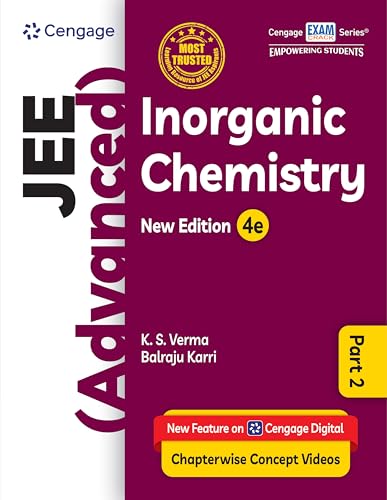 Image of Cengage JEE (Advanced) Inorganic Chemistry Part 2 with Chapterwise Concept Videos & Online Assessments