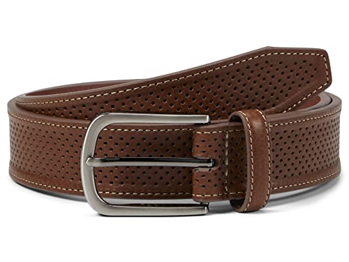 Johnston & Murphy Men's Perfed Leather Belt - Main Image