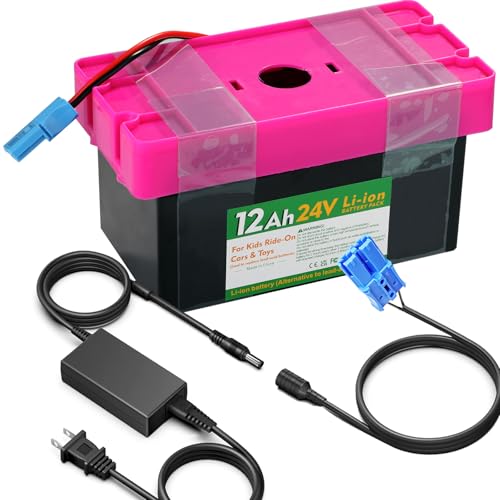 UNIKARO 24V 12Ah Li-ion Battery for Disney Princess Carriage 24 Volt Child Ride On Car