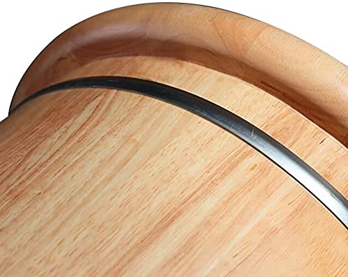 Spa de pies natural de madera con tapa 25 cm miniatura 2