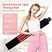 Red Light Therapy Belt for Body Infrared Light Therapy Pad 660nm&850nm Near Infrared Light Therapy Belt Wrap with Timer