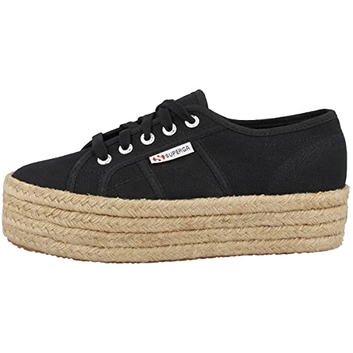 Image of Superga Women's 2790-cotropew Gymnastics Shoes, Black, 4.5 UK