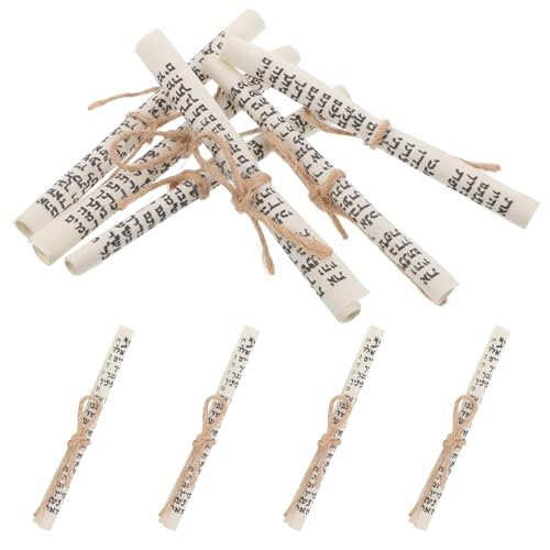 HEANUJJ 10pcs Hebrew Kosher Mezuzah Scroll Jewish Door...