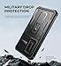 Dexnor for Samsung Galaxy S24 FE Case with Built-in Slide Camera Cover & Screen Protector & Kickstand,Heavy-Duty Shockproof Rugged Case Full-Body Bumper Protective Cover for Galaxy S24 FE(2024),Black