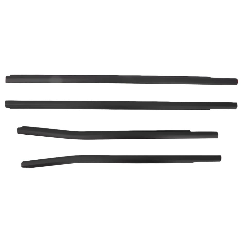 Mzxygkli One Color Car Window Weather Strip Car Side Window Weatherstrips Doors Glass Weather Strip Moulding Trim Sealing Strips 4Pcs For Ranger 2012-2020