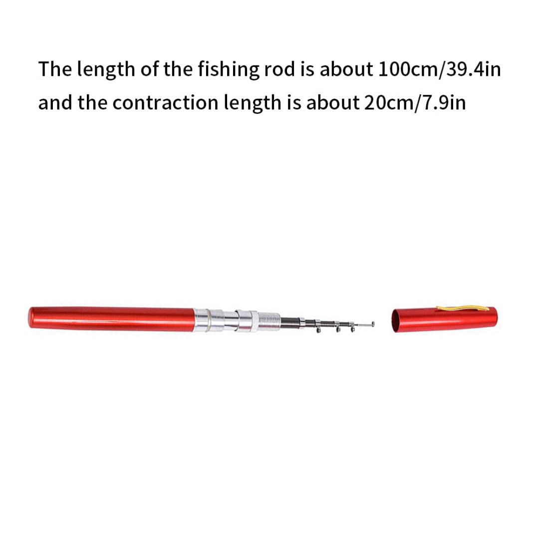 Jorzer Mini Stift Aussehen Fischereistange tragbare rotierende Rad Angelrute Winter Außenfischereisenfischereizubehör Accessoires