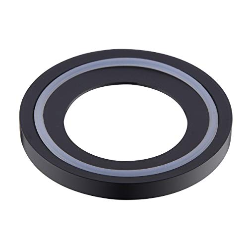 BESTILL Solid Brass Bathroom Vessel Sink Mounting Ring, Matte Black