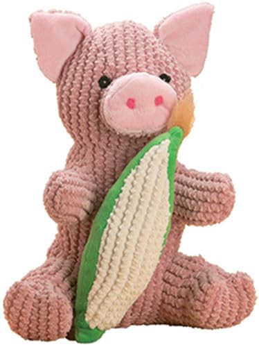 Maizey The Pig Premium Hundespielzeug, Plüsch, abnehmbar, 2-in-1, groß