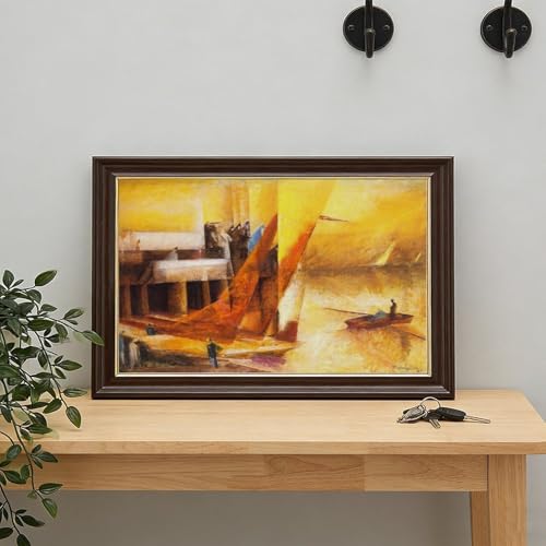 Impression sur toile Pier Lyonel Feininger avec cadre de suspension premium