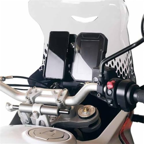 Support navigation GPS et téléphone moto Desert X noir