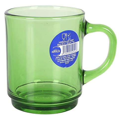 Set de 6 mugs verdes Duralex de vidrio 260 ml miniatura 1