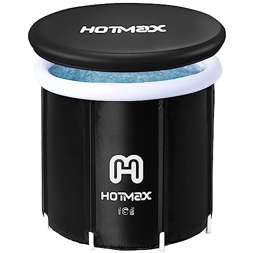 Hotmax Portable Ice Bath Tub For Adults, Large Cold Plunge Tub, Ice Baths For Recovery, Folding Ice Bathtub For Athletes, Outdoor Indoor, Spa Bath (31.5 X 31.5 X 29.5 Inches) #TOP17