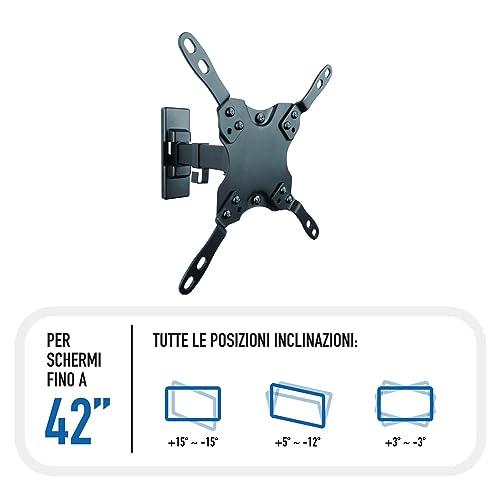 Ewent EW1521 Easy Turn Tv Soporte De Pared Articulado Para TelevisióN 13"-42" Vesa 200X200 MáX 20Kg - 2