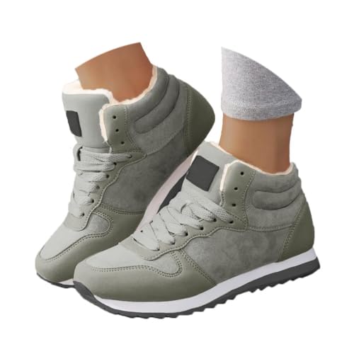 ticticlily Unisex Winterschuhe Damen Herren Warm Gefüttert...