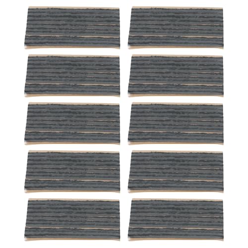 Image of Aramox Rubber Tire Plug, 100pcs, 100x3mm, Tubeless Tyre Sealing Strip for Car Motorcycle