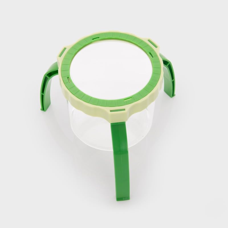 Loupe de table et pot d'observation TickiT grossissement 2X pour petits objets