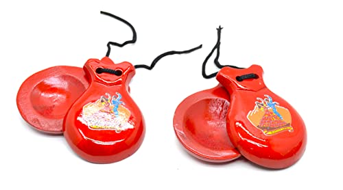 Byup Spanische Kastagnetten Rot, Modell 112