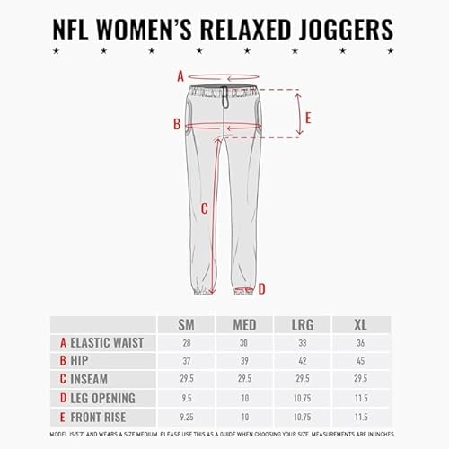 Ultra Game JBL2274F23 Nfl Women'S Super Soft Fleece Jogger Sweatpants thumb #5