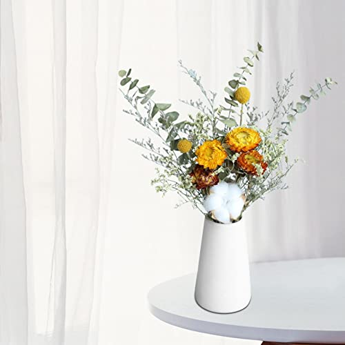 Ramo de flores secas hojas de eucalipto decorativo miniatura 7
