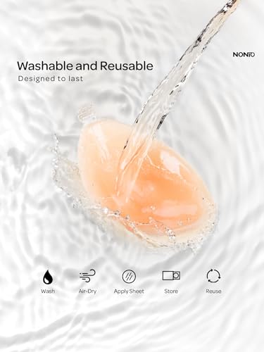 Image of NONIO Adhesive Bra Strapless Sticky Invisible Push up Reusable Silicone The Best Off Backless Viscous for Women