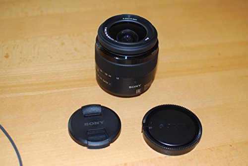 Sony SAL18552, Standard-Zoom-Objektiv (18-55 mm, F3,5-5,6 SAM II, A-Mount APS-C, geeignet für A77, A68, A58 Serien)