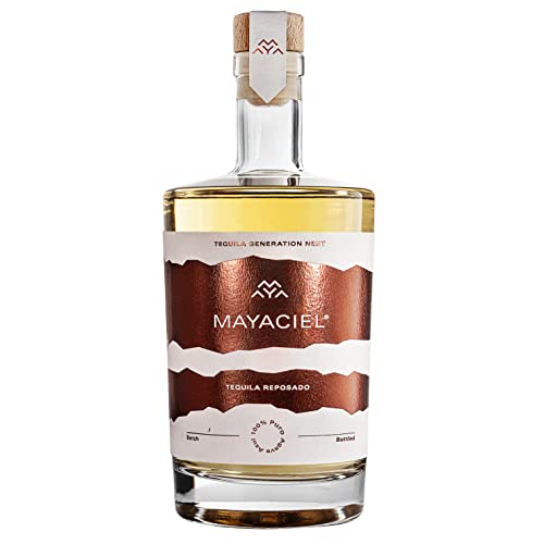 MAYACIEL Tequila Reposado – Weltweit einzigartig, zur Perfektion gereift in karibischen Rum-Fässern | IWSC Gold | 100% Agave & Natürlich | Fruchtige Agave, Karamell & Vanille | 0,5 l