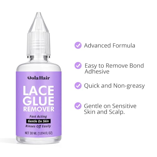 Image of Dolahair Lace Glue Remover for Lace Wigs, Tape-in Extensions Remover, Double-Sided Extension Tape Remover