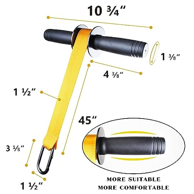 VAIIO Forearm Strengthener and Wrist Roller with Quick Locking Mechanism - Durable PVC Anti-Slip Grip Handles - Perfect for Men and Women - Ideal for Hand, Wrist, and Forearm Strength Training