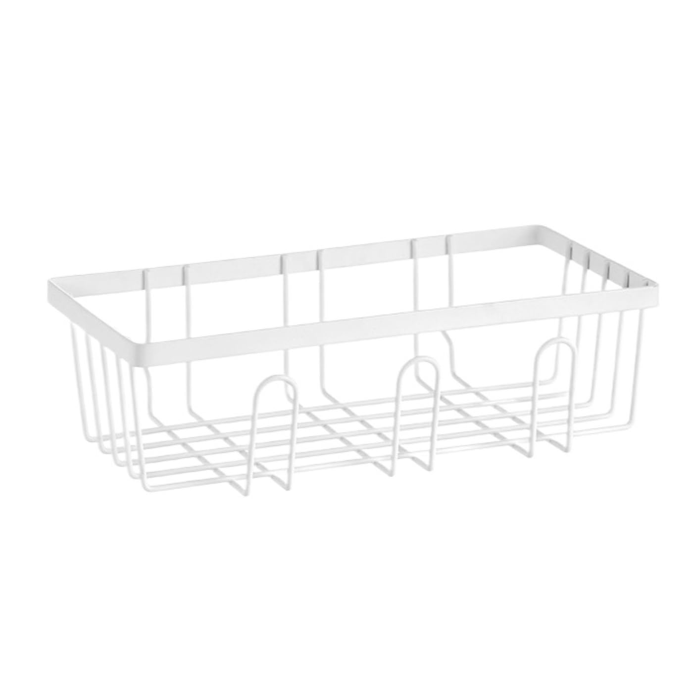 AZHKJKZH Shower Shelf Shower Caddy Iron Shelf No Drilling Organizer For Bathroom Kitchen Bathroom Accessories(White)