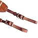 Fotasy Brown Vintage Weave Camera Neck Strap, Camera Shoulder Belt Strap, Classic Design, Compatible with Canon Fujifilm Nikon Olympus Panasonic Pentax Sony Cameras s