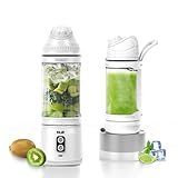 Mulli Portable Blender, 24oz Travel Blender for Shakes and Smoothies, USB Rechargeable Mixer with a Lid for Travel Gym