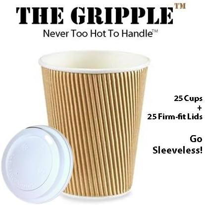 The Gripple Paper Cups - Party Cups - Office Cups; (25)