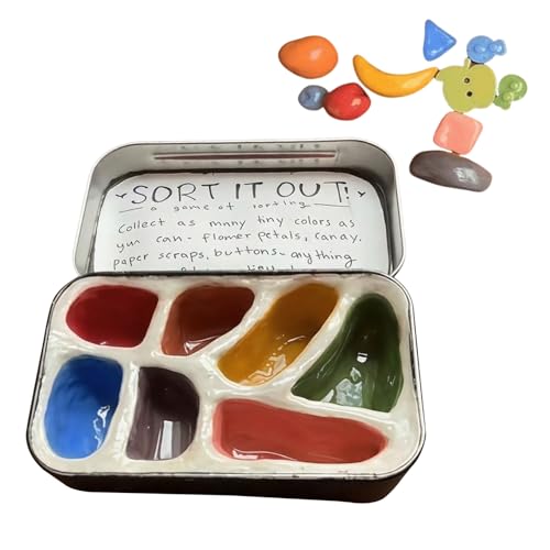 Material Sensorial para Aulas | Bote Sensorial Ligero y Compacto para Clasificar,Caja Ligera para Organizar de Estrés Equilibrio Tarde Tranquila Descanso Mental Adultos con Problemas de Concentración