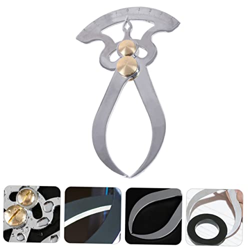 Garneck calibrador interior acero inoxidable, herramienta de medición para trabajo en madera, calibre de grosor con tuerca desmontable, compacto y fácil de usar para medición precisa miniatura 2